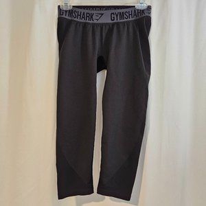 Gymshark Flex Cropped Leggings - Black, Women's Size M
